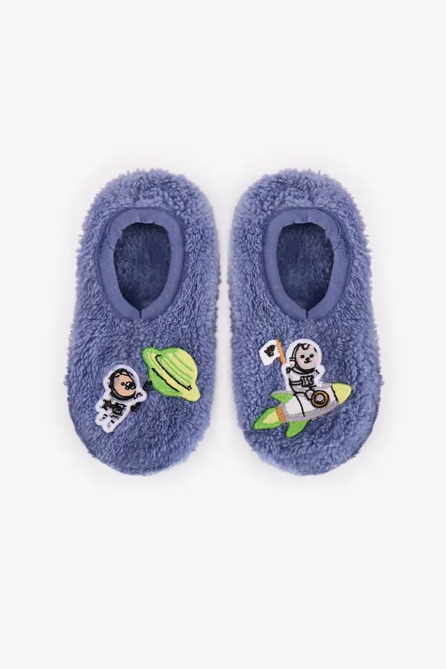 PENTI Boys' Space Friends Slipper Socks