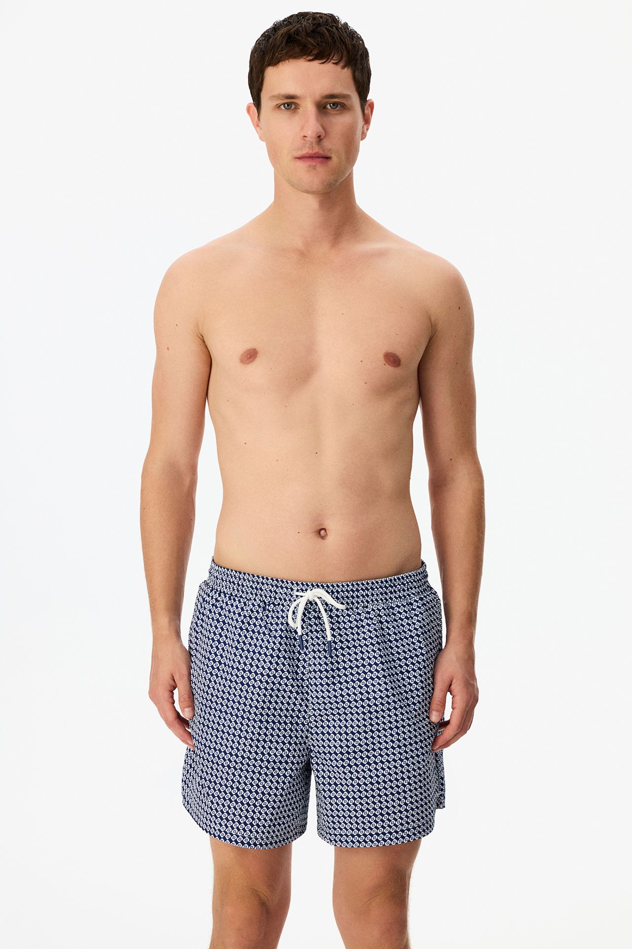 PENTI Men's Countty Club Geometric Print Swim Shorts 2