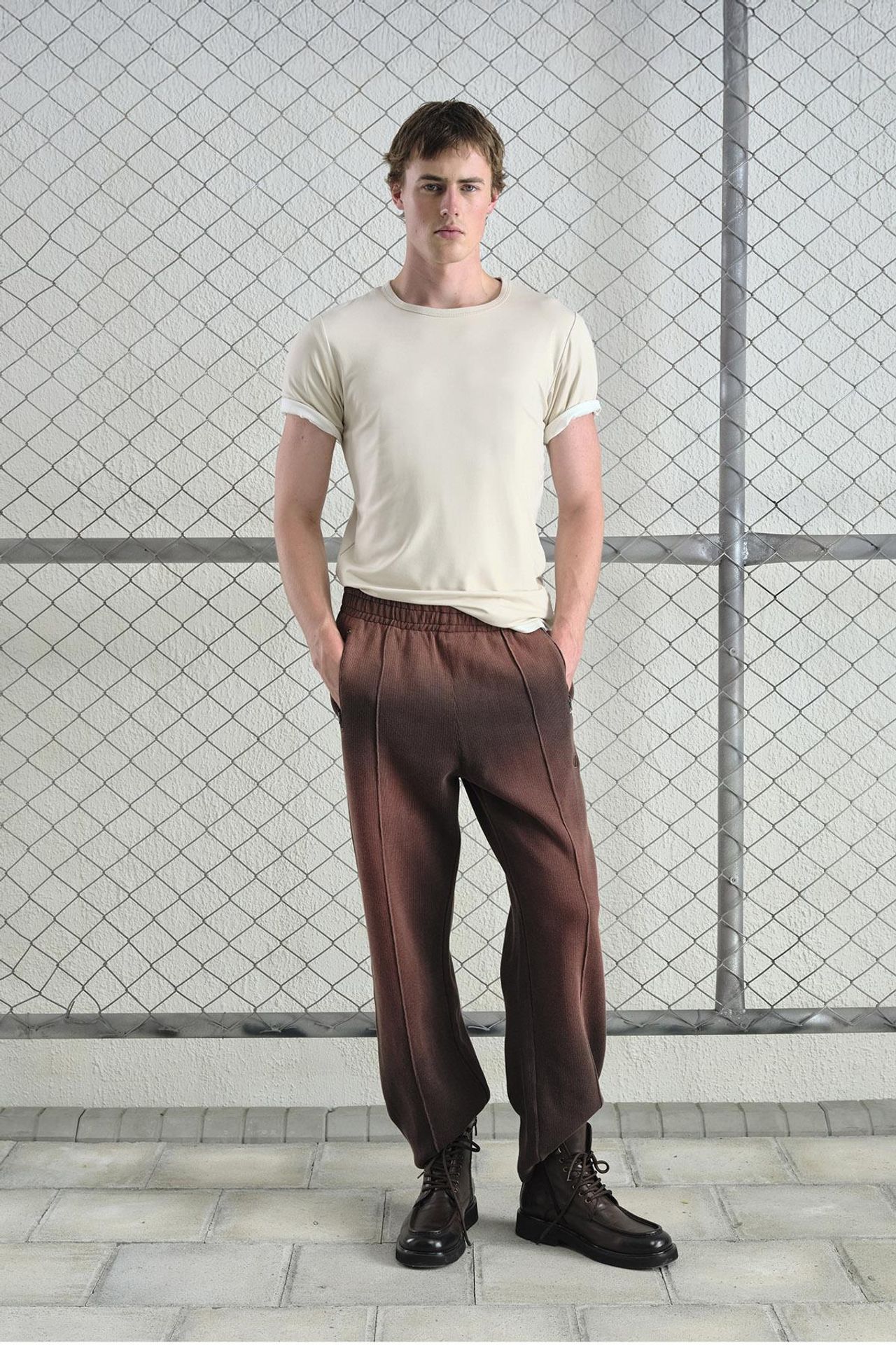 GIESTO Mid Waist Knit Pants 5
