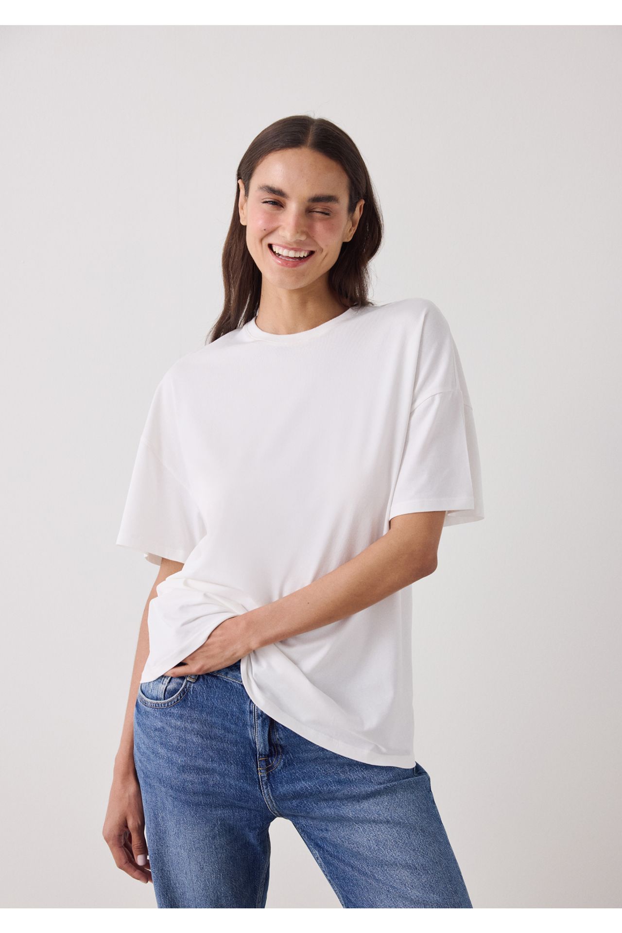 PENTI Crew Neck Oversize Cotton T-Shirt 2