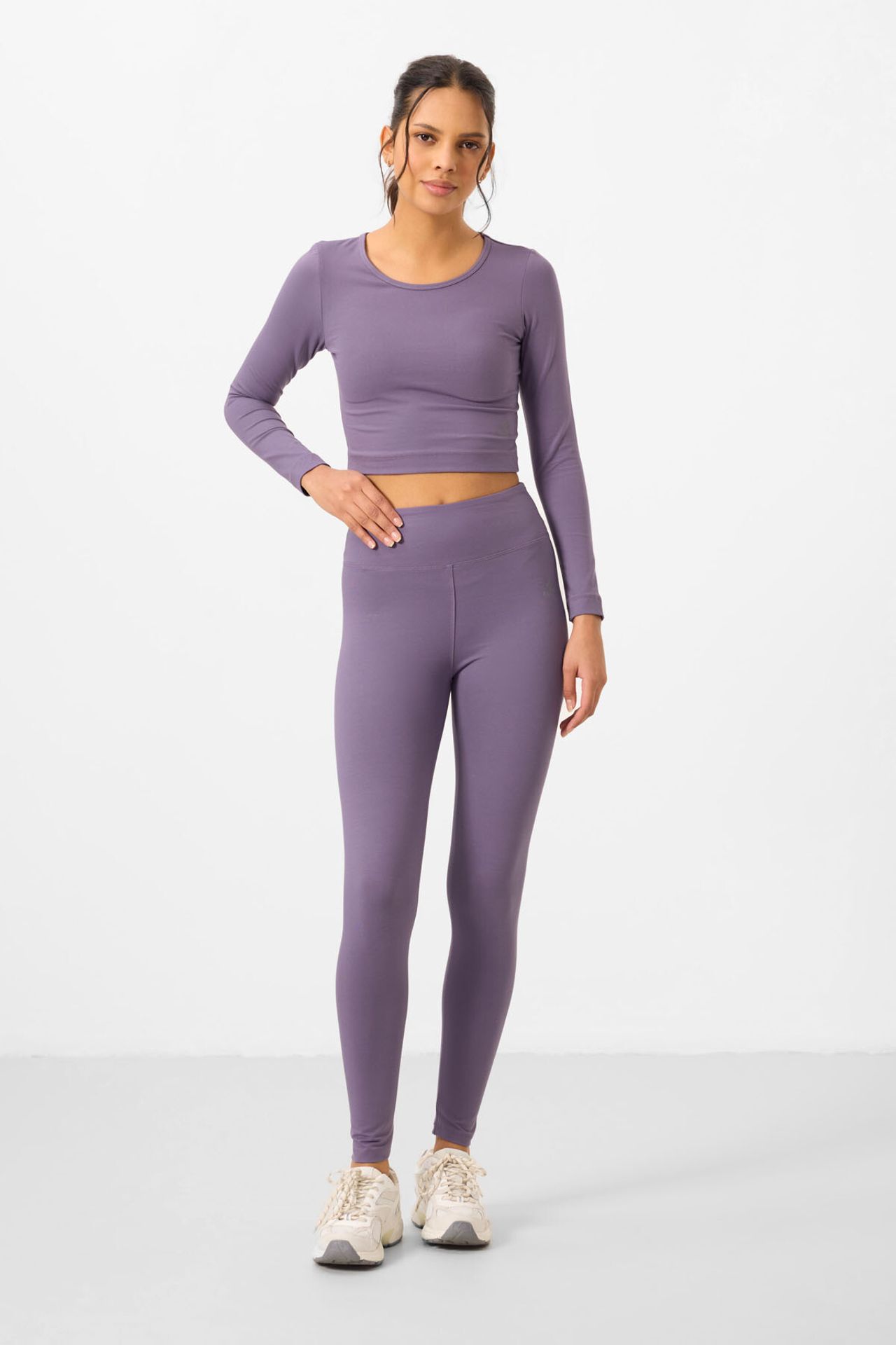 TOMMY Cotton Elastane Crop T-Shirt And Leggings Set 4