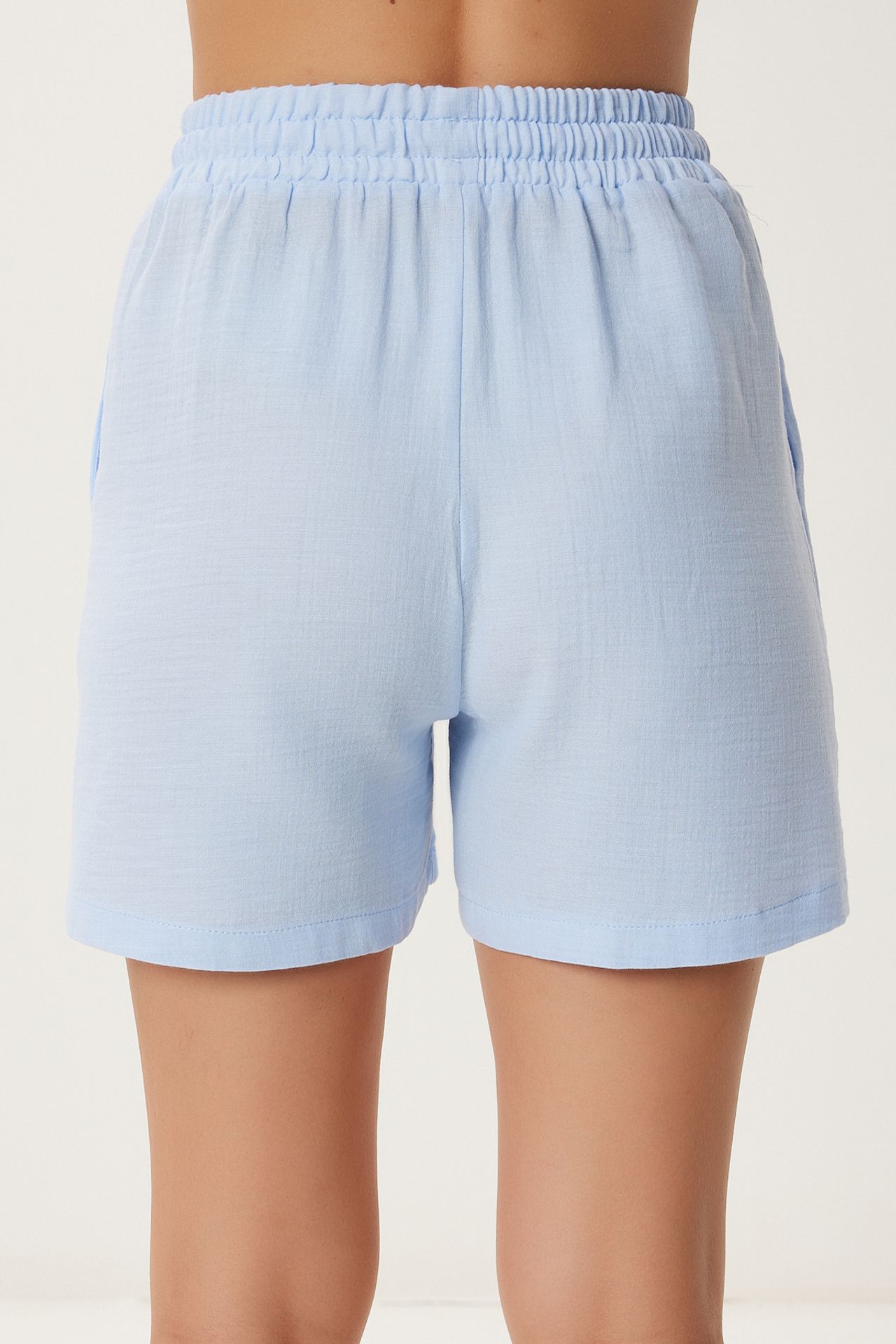 ISTANBUL Sleeveless Boat Neck Cotton Two-Piece With Wide Leg Shorts 6