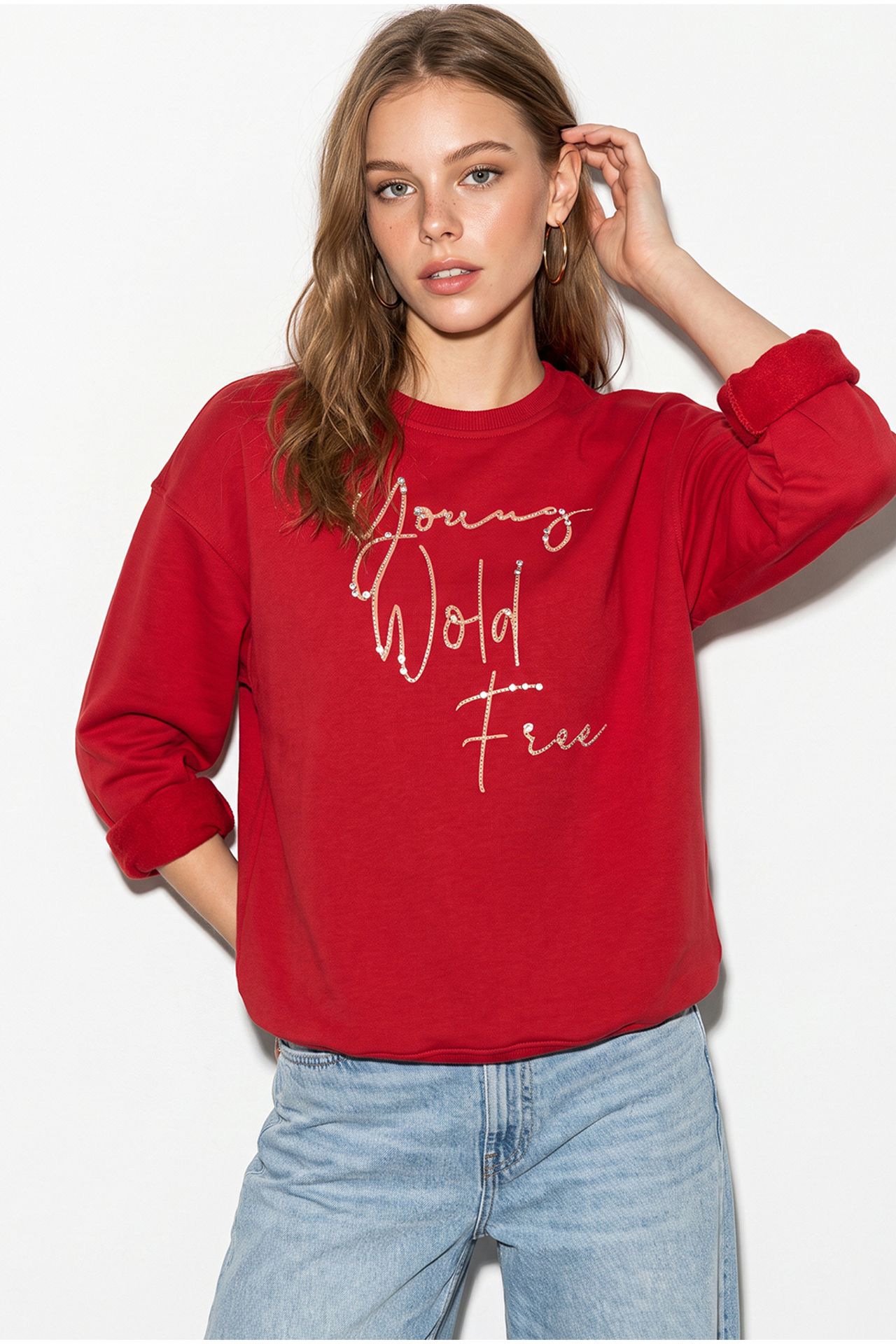 LUCCI Kadın Sweatshirt 4