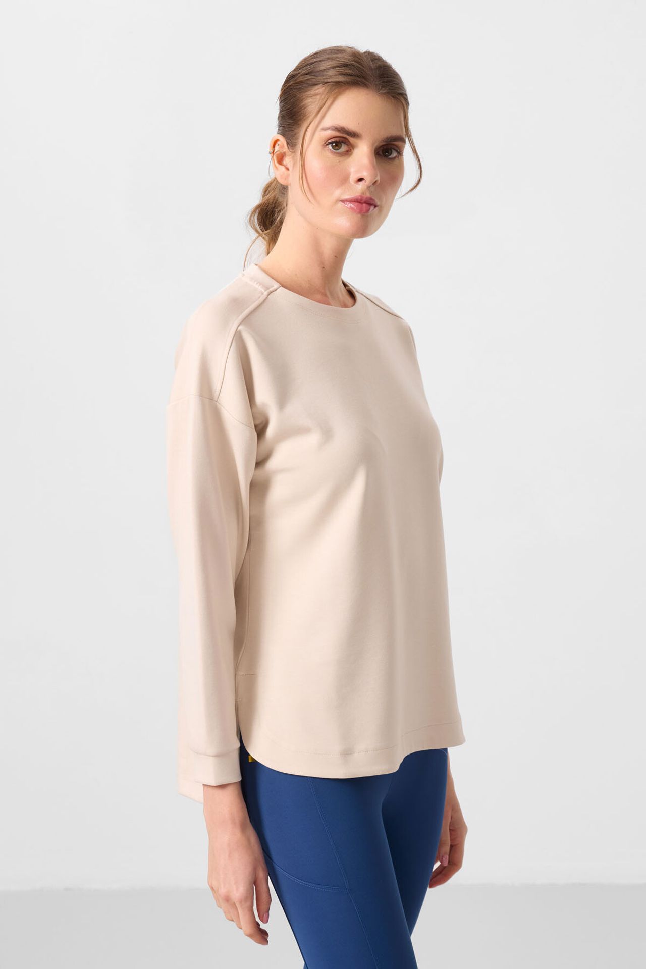 TOMMY Long-sleeve Jersey Tunic Top 4