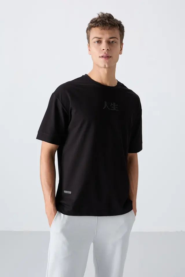 TOMMY Oversized Printed Crew Neck T-Shirt