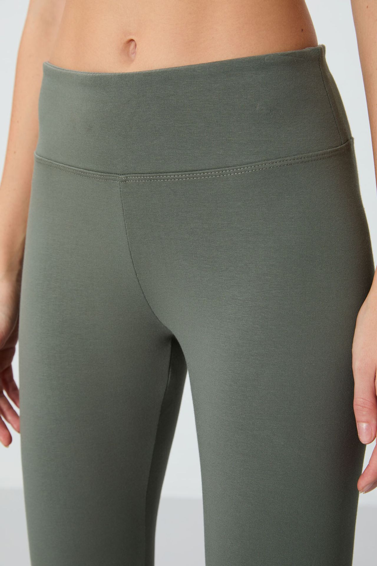 TOMMY High-Waist Cotton Blend Leggings 5