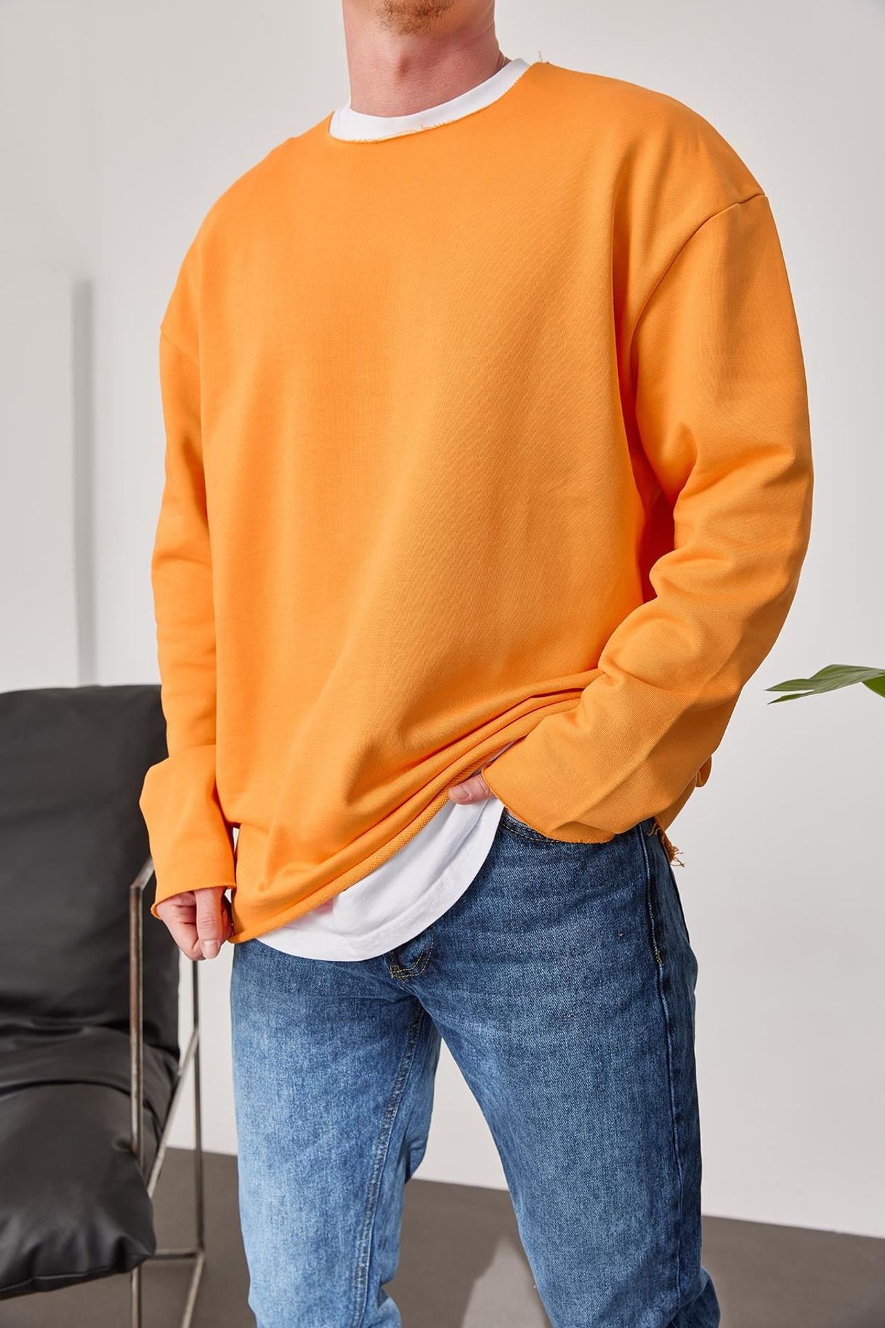 NOMARC Normal Kesim Bisiklet Yaka Sweatshirt 4