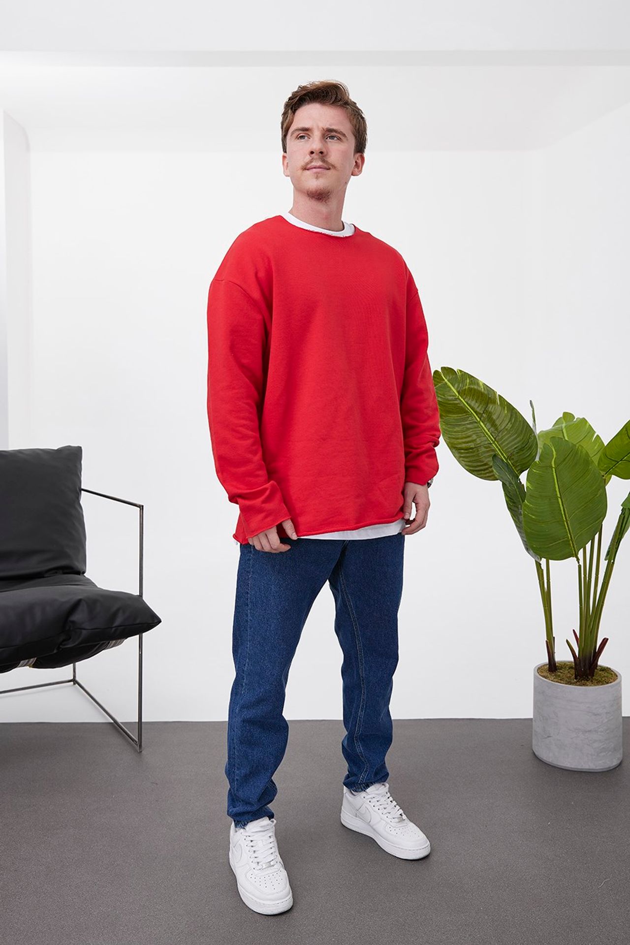 NOMARC Rahat Bisiklet Yaka Sweatshirt 3
