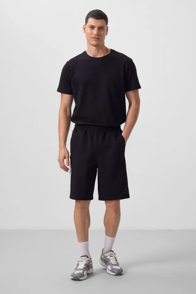 TOMMY Oversized Cotton-Blend Knit Shorts
