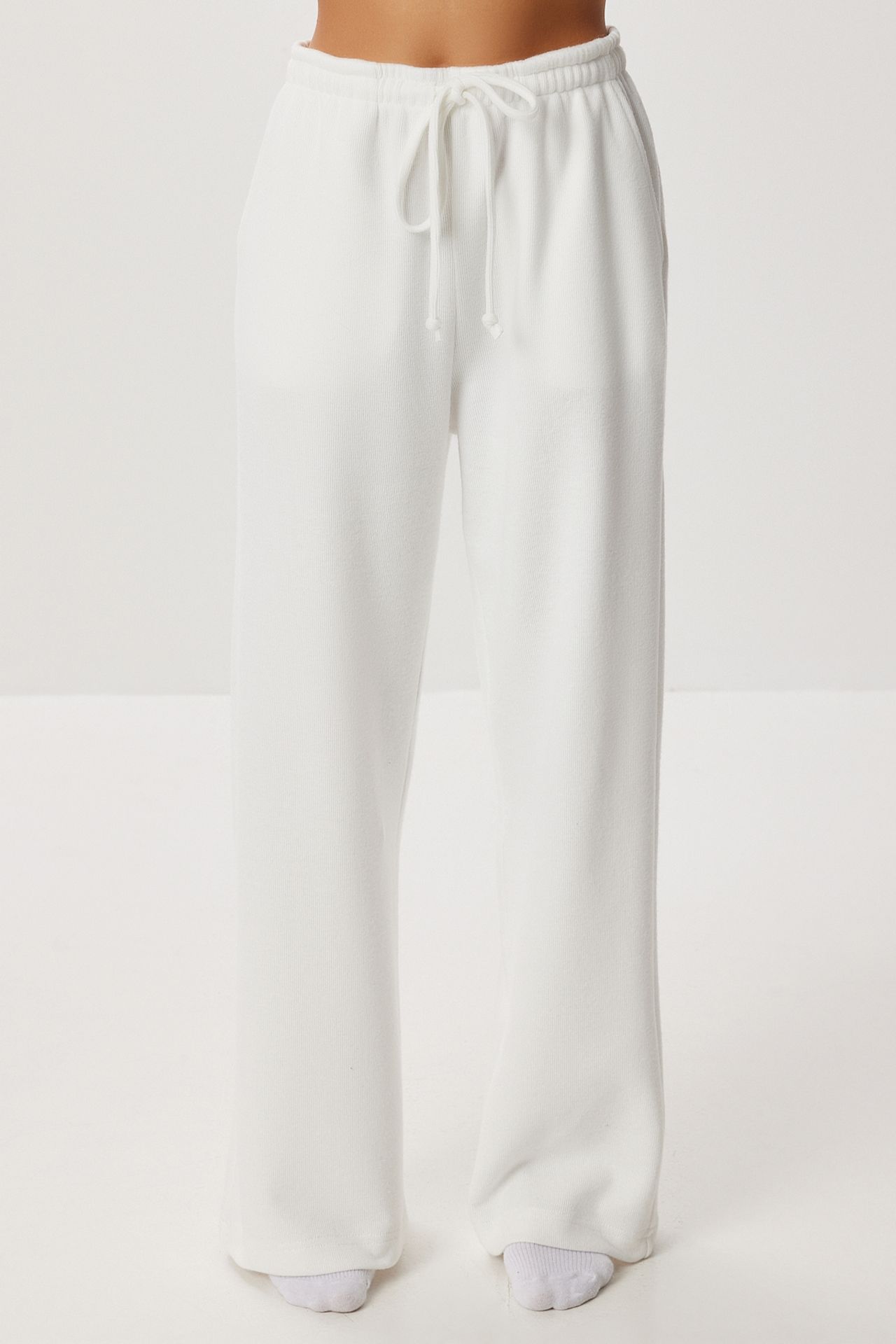 ISTANBUL Wide Leg Jogger Pants with Drawstring Closure 3