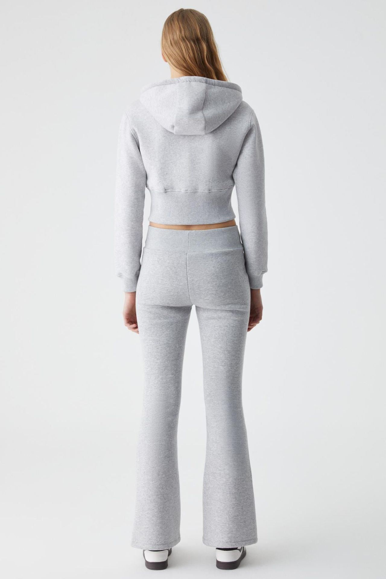 GRIMELANGE Crop Hooded Logo Zip Sweatshirt 4