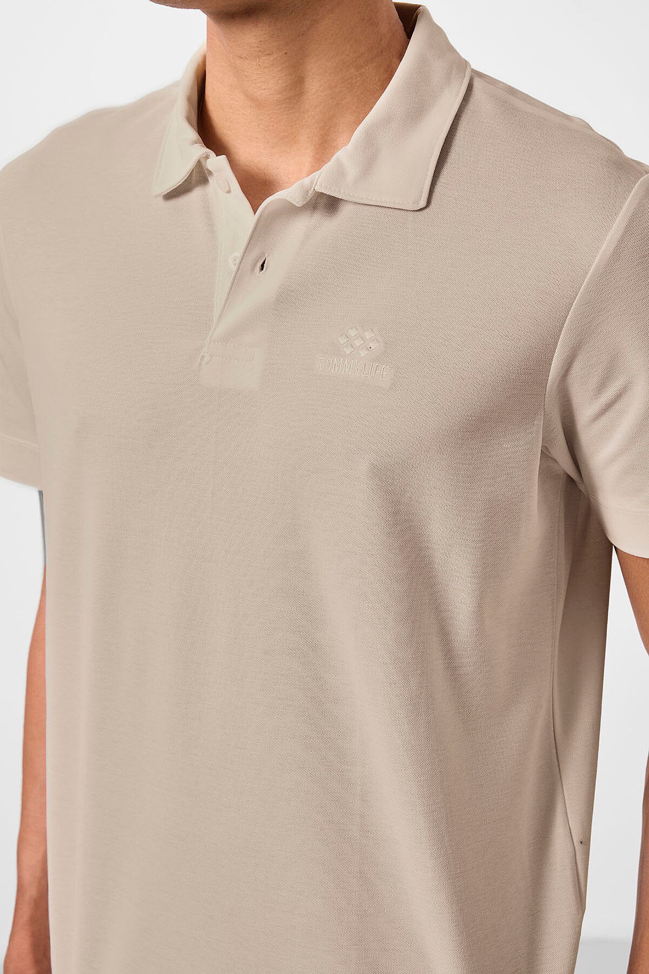 TOMMY Men's Cotton Elastane Polo T-Shirt 4