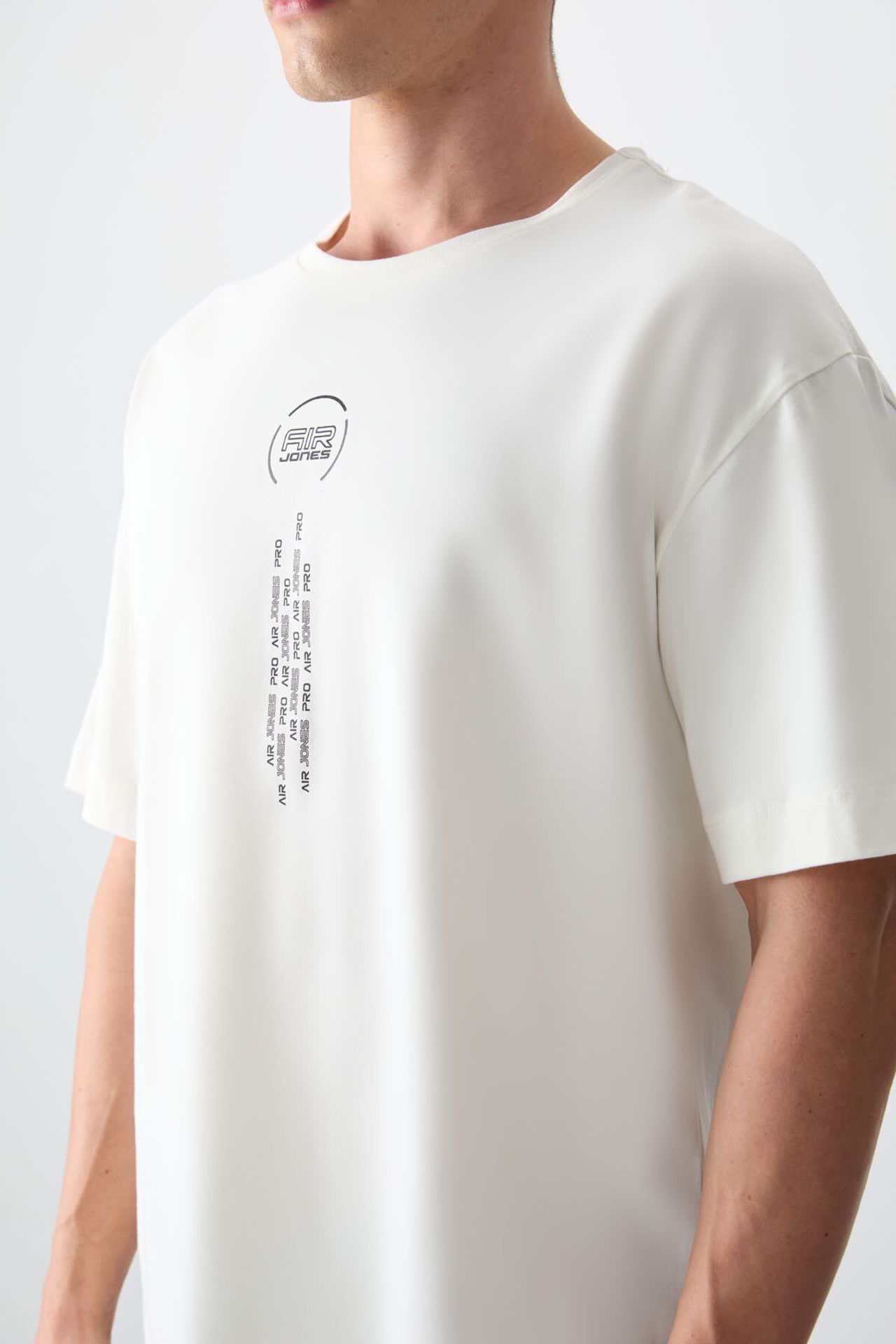 TOMMY Oversized Cotton Text Print Crew Neck T-Shirt 3