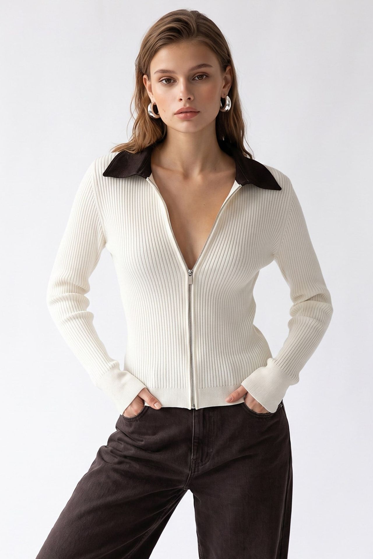 MIXRAY Women's Knit Cardigan 1