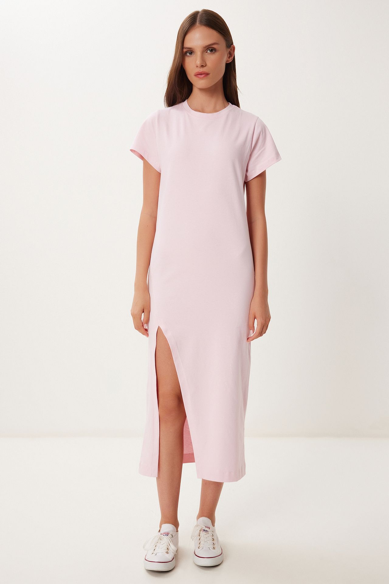 ISTANBUL Slim Fit Midi Dress with Side Slit 2