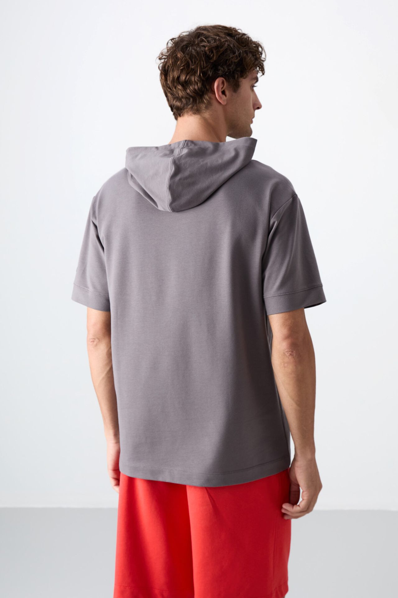 TOMMY Oversized Hooded Short-Sleeve T-Shirt 5