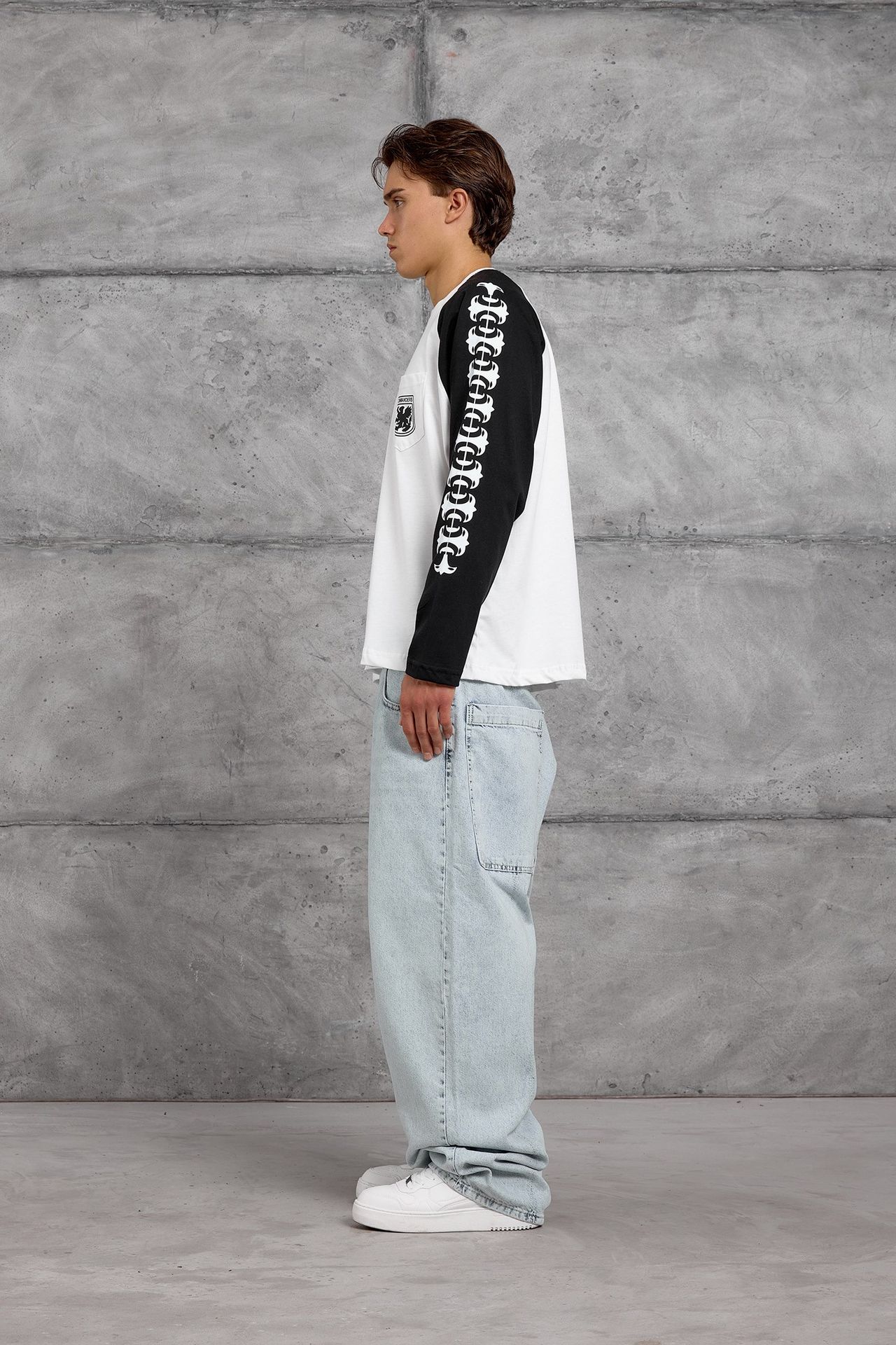 NOMARC Rahat Bisiklet Yaka Uzun Kollu Sweatshirt 4