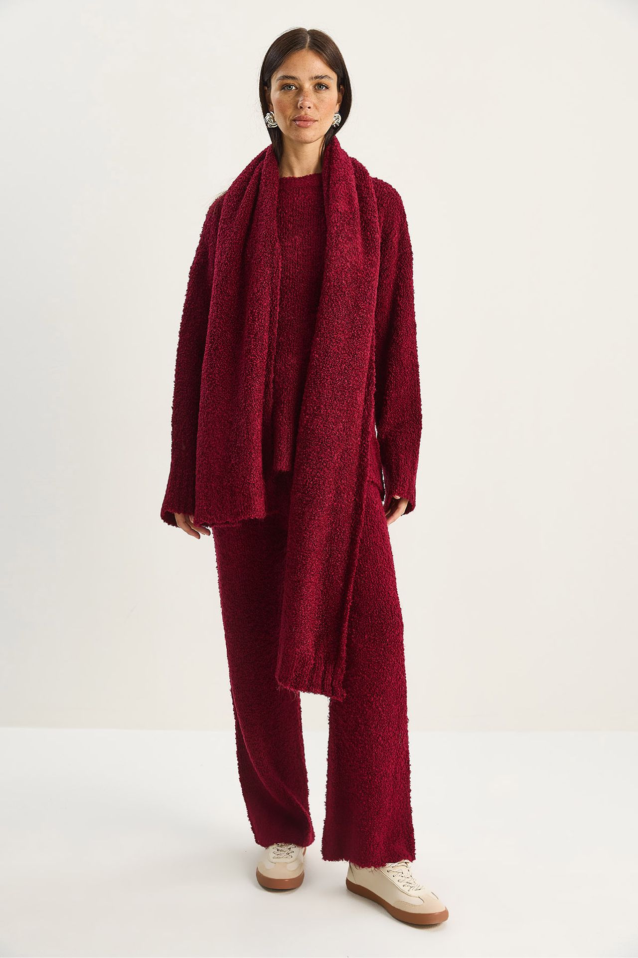 LUCCI Oversize Ribbed Knit Two-Piece Set 5