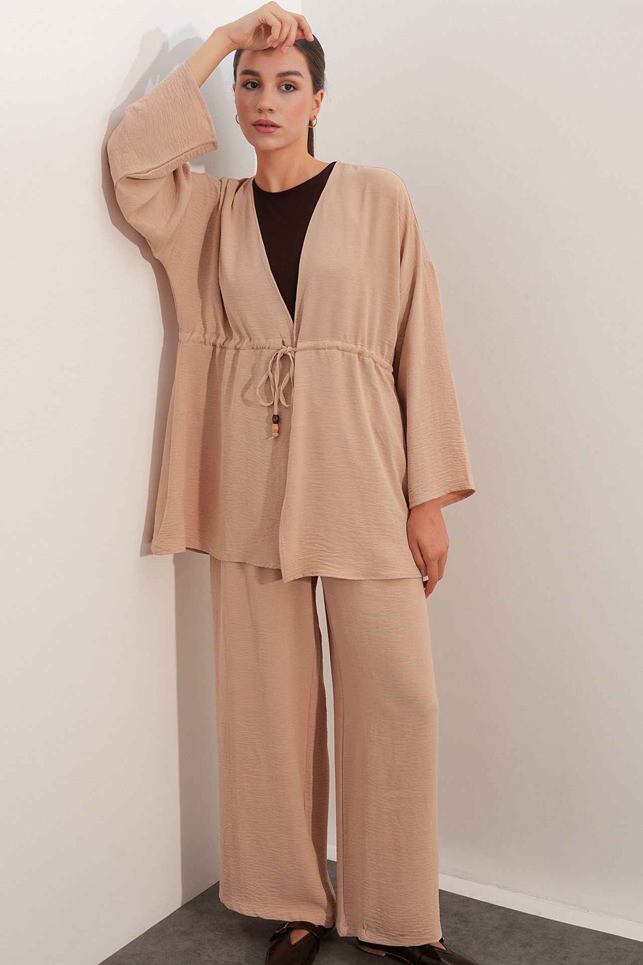 BDART İki Parçalı Kimono Ve Bol Paça Takım 4