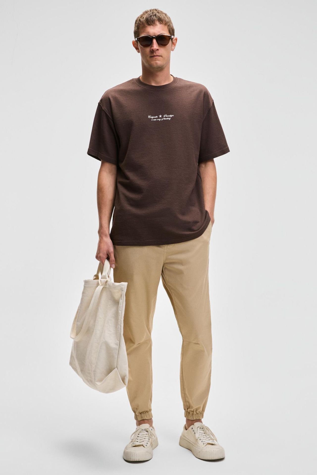 GRIMELANGE Lastikli Bel Jogger Pantolon 3