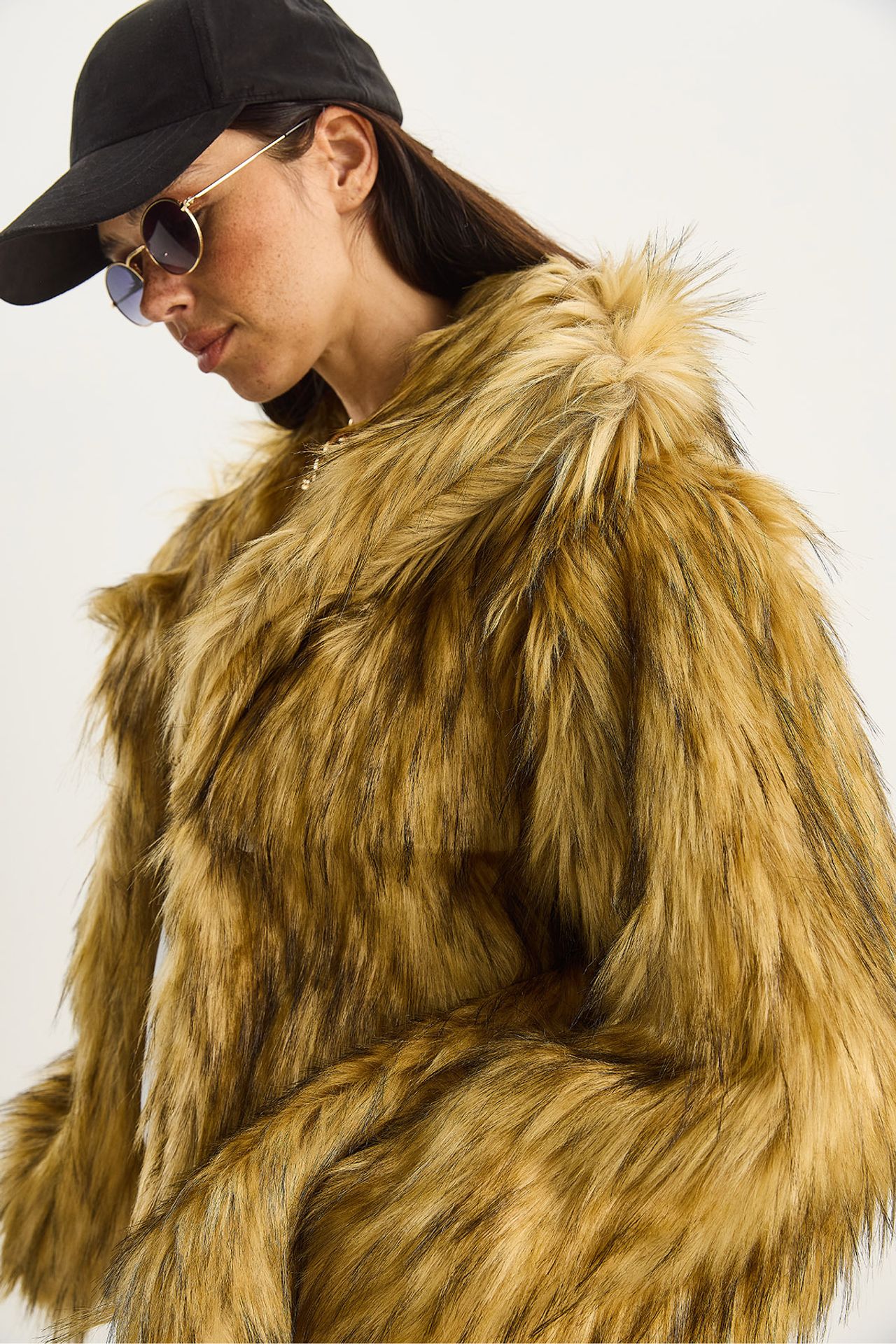 LUCCI Oversize Faux Fur Jacket