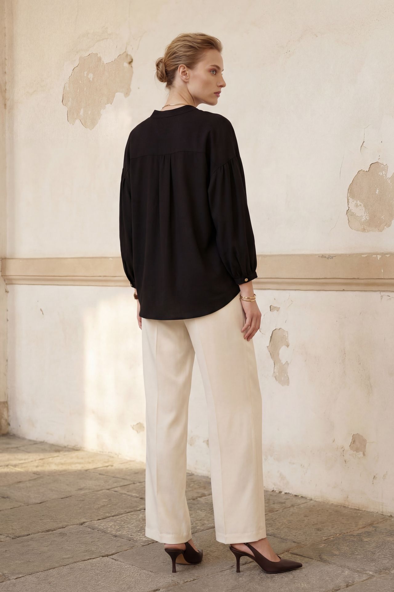 MY FASHION Loose Fit Long Sleeve Shirt 2