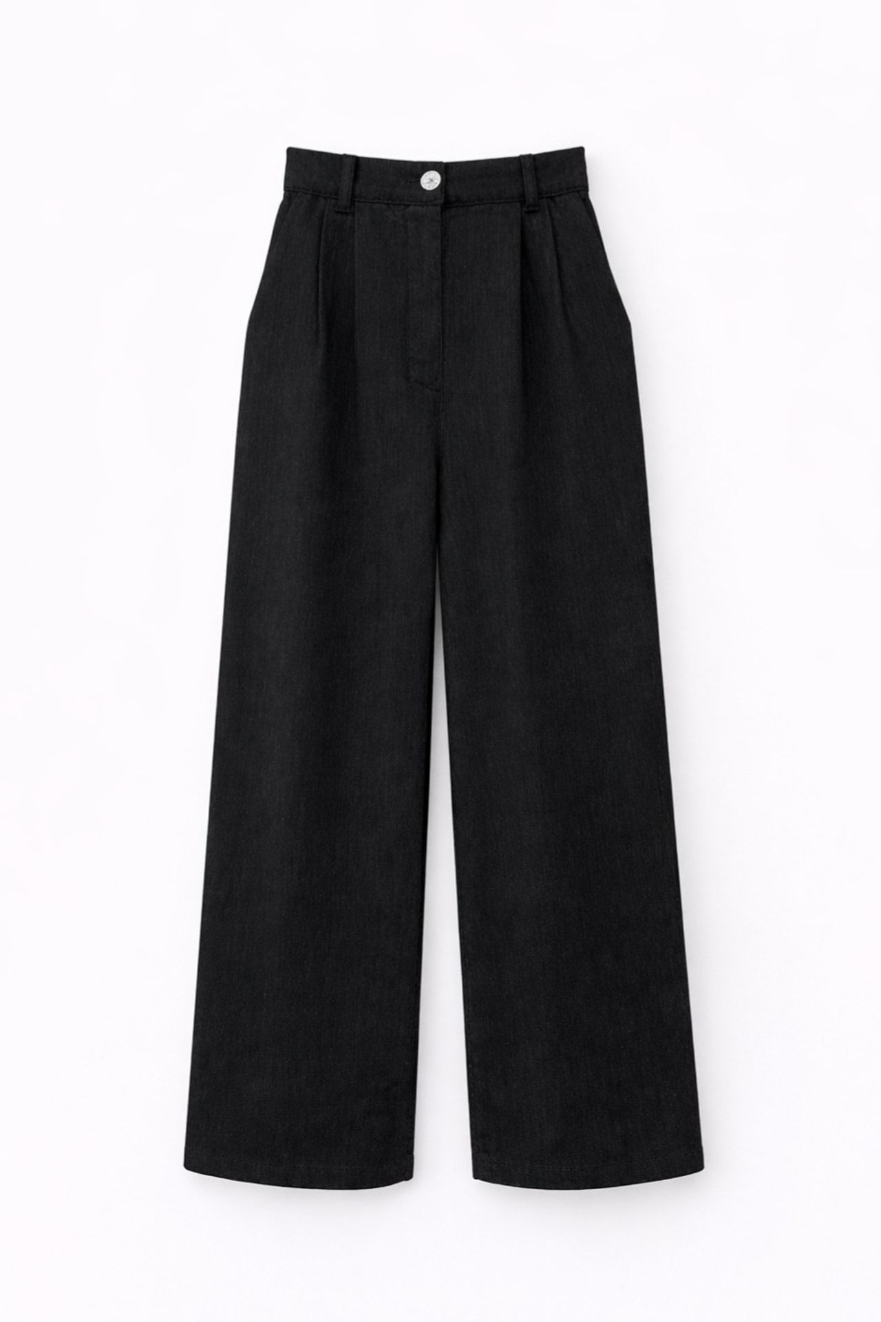 Mixray High-Waist Straight-Leg Velvet Trousers