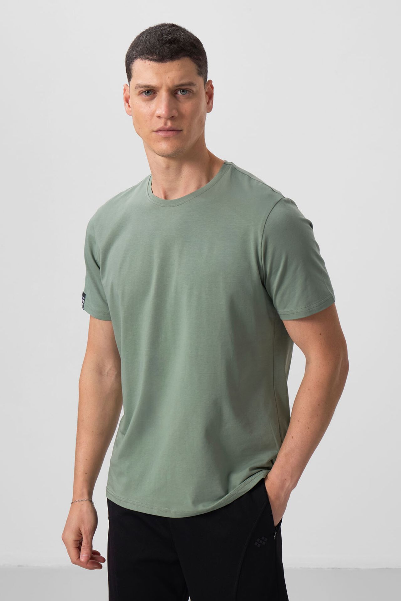 TOMMY Men's Cotton Elastane Crew Neck T-Shirt 2