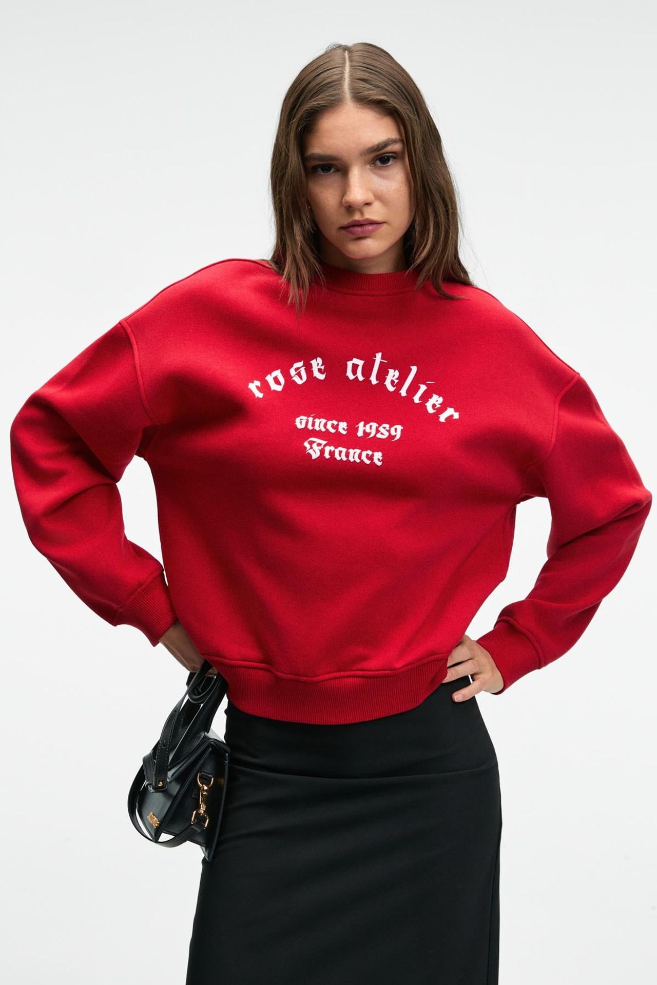GRIMELANGE Printed Crew Neck Sweatshirt 2
