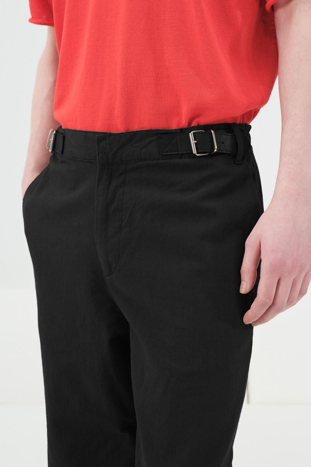 GIESTO Men's Cotton Poplin Straight-Leg Pants 1