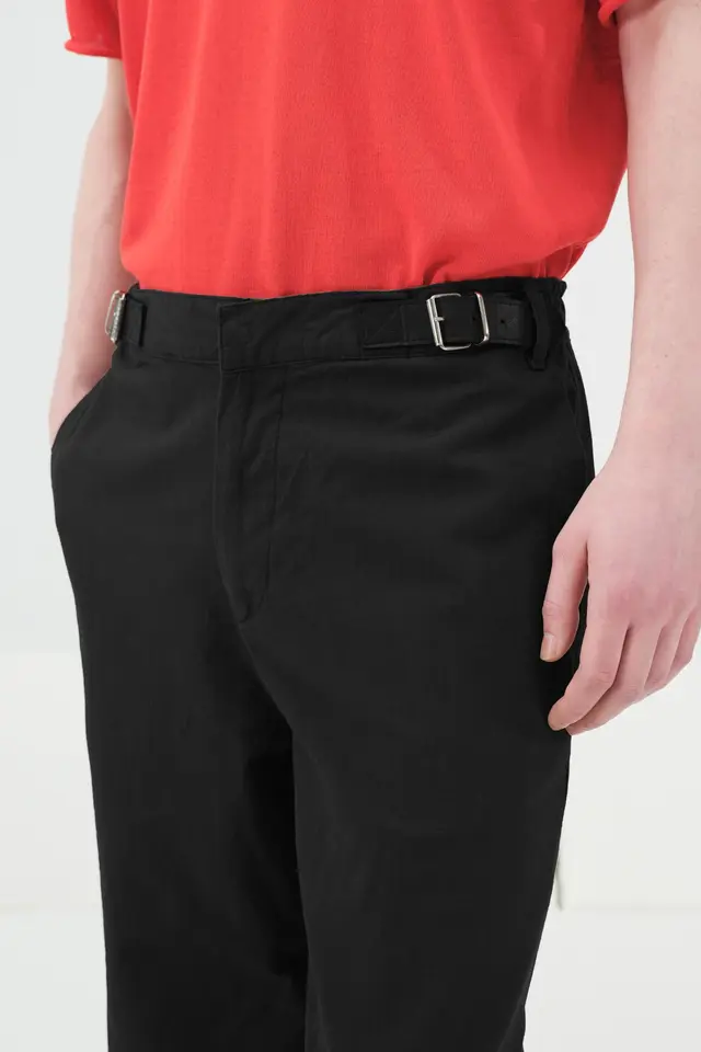 GIESTO Men's Cotton Poplin Straight-Leg Pants
