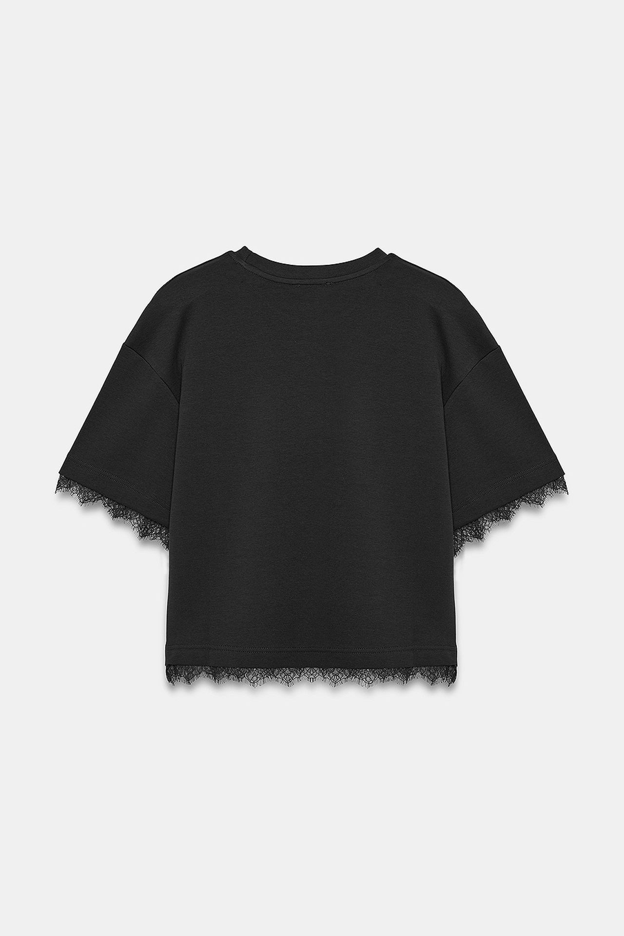 DILVIN Women's Cotton Elastane Crew Neck T-Shirt 6