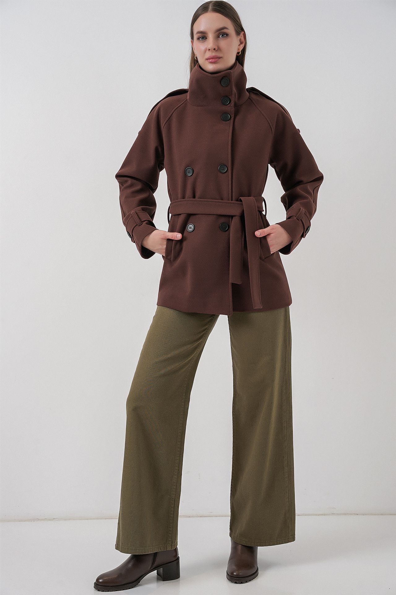 BDART Textured Gabardine Buttoned Coat 2