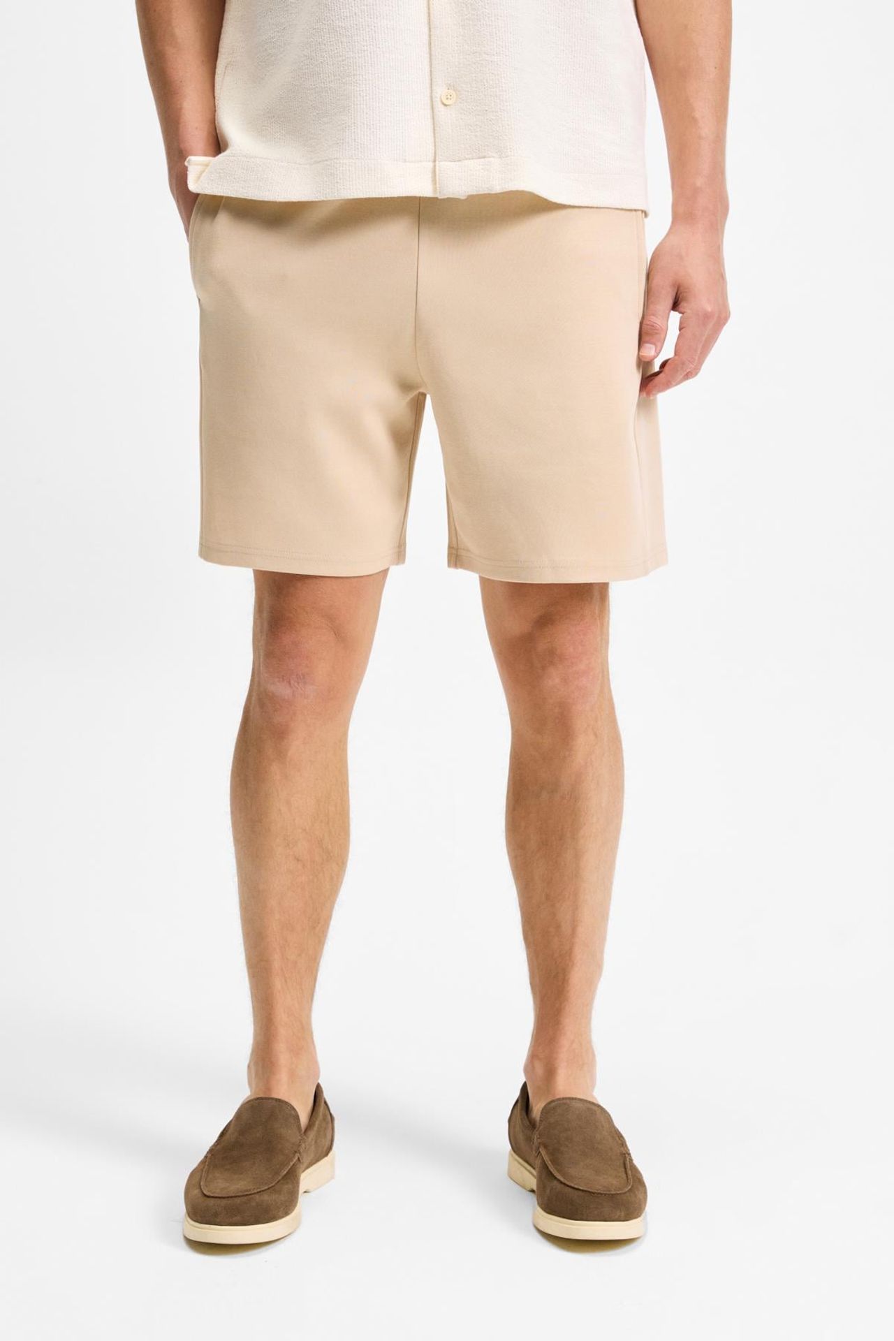 GRIMELANGE Pull-On Straight-Leg Cotton Shorts 2