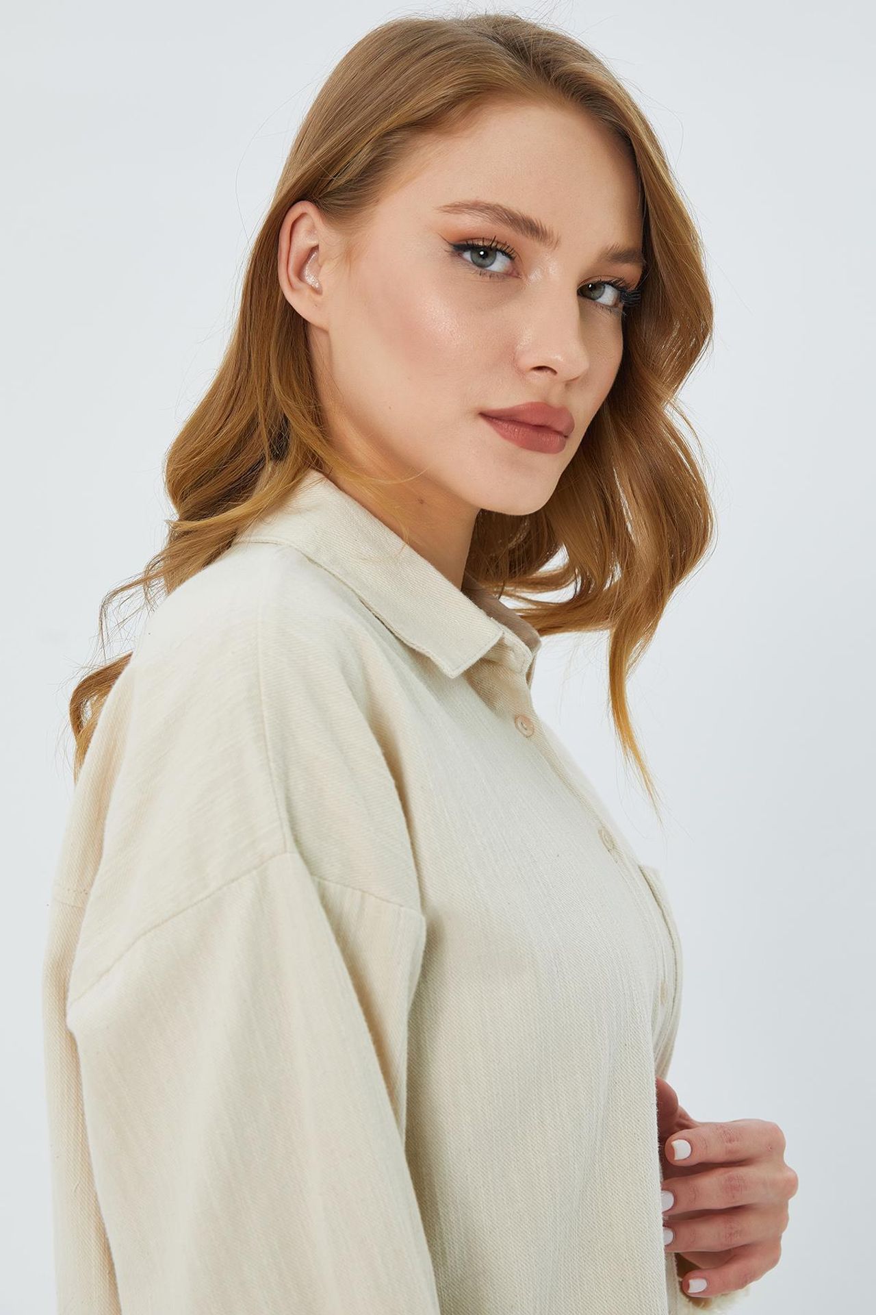 Mixray Oversized Gabardine Shirt 5