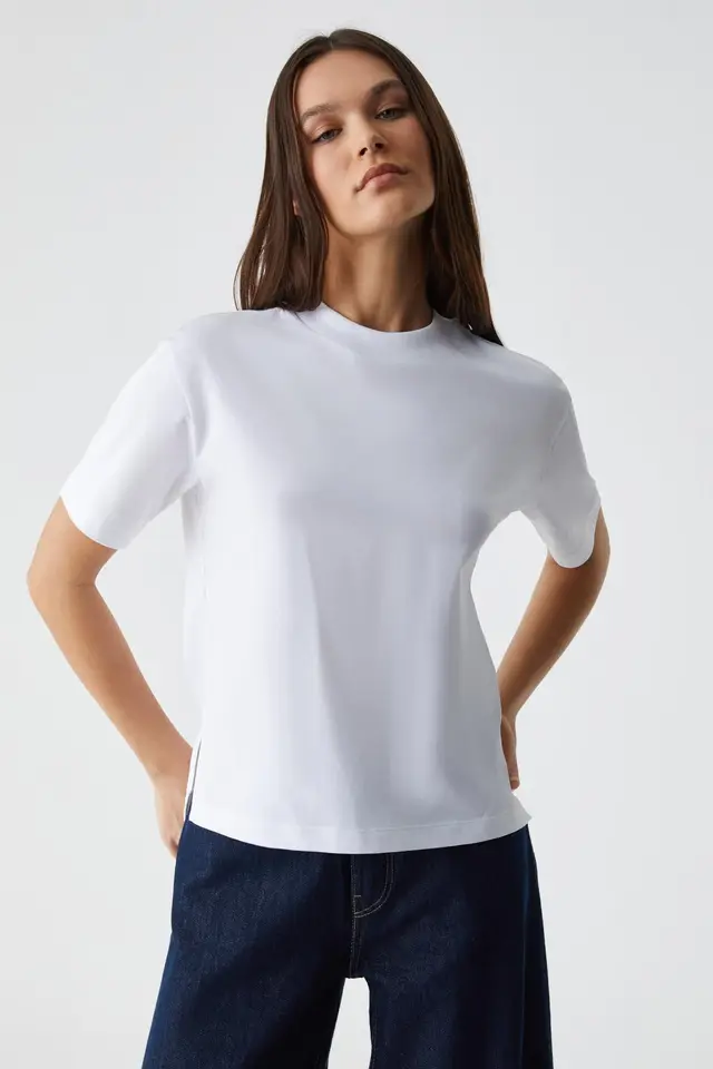 GRIMELANGE Oversized Crew Neck T-Shirt