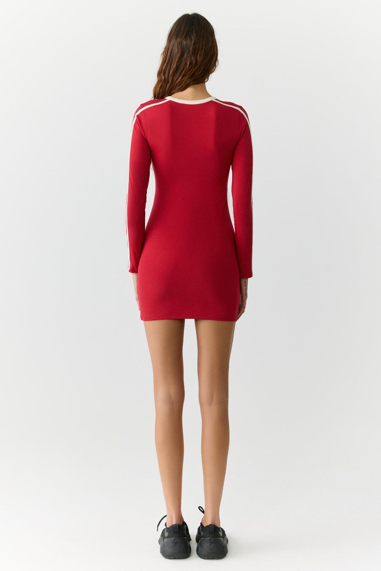 GRIMELANGE Bodycon Crew Neck Mini Dress 6