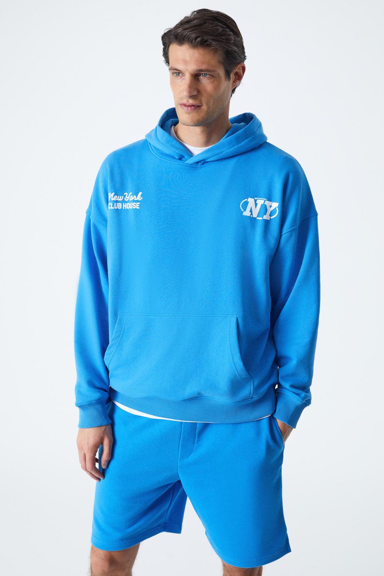 GRIMELANGE Baskılı Kapüşonlu Cepli Sweatshirt 4