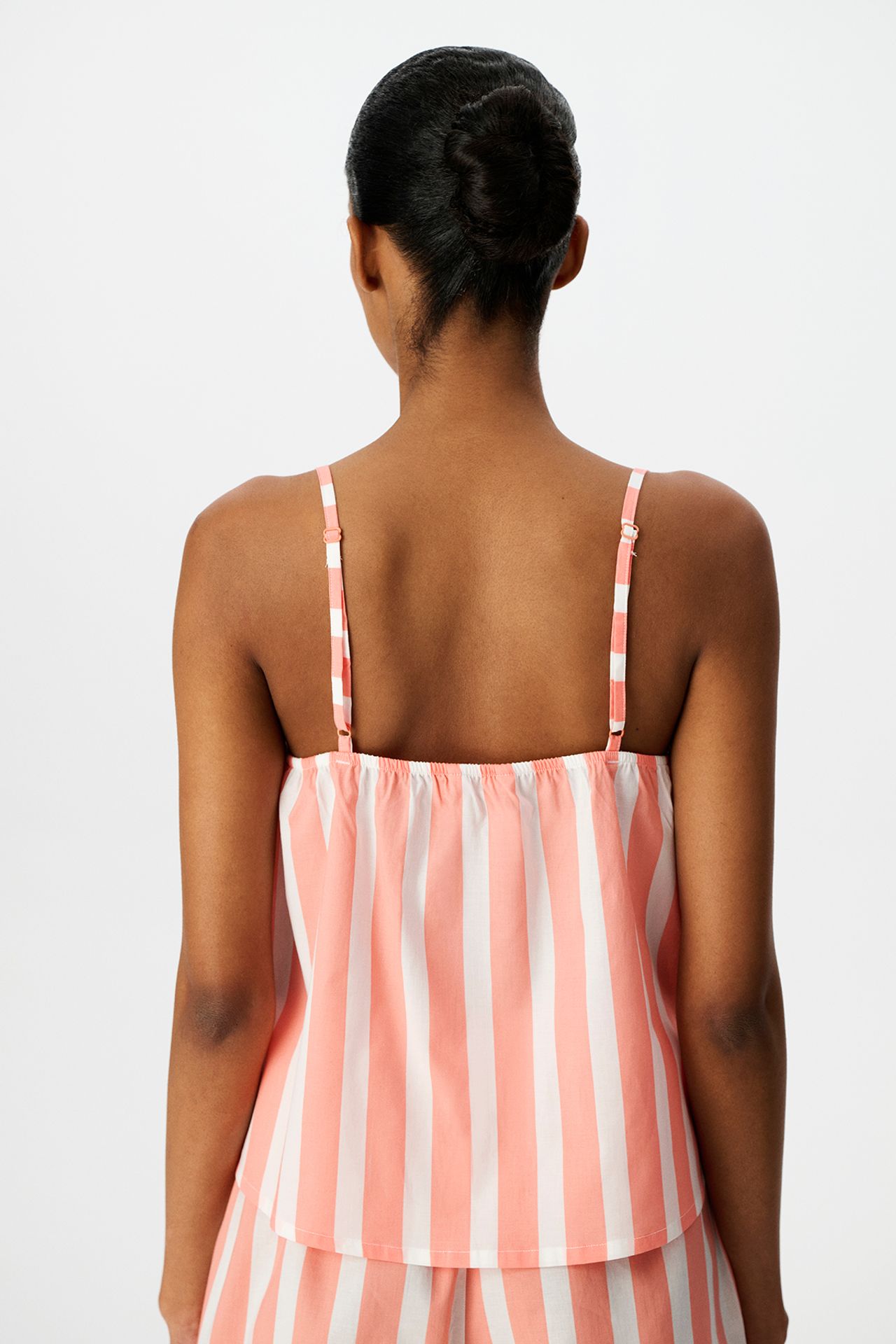 PENTI Comfort Club Striped Tank Top Pajama Top 4