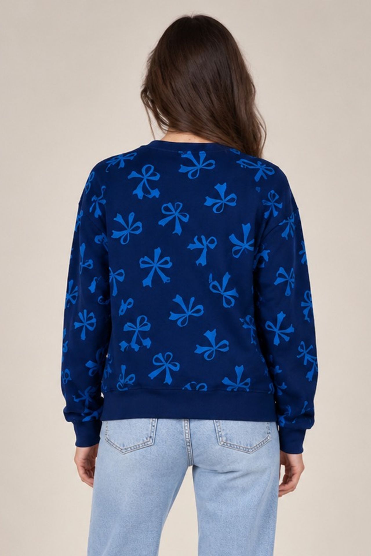 BERSAN Klasik Bisiklet Yaka Sweatshirt 4