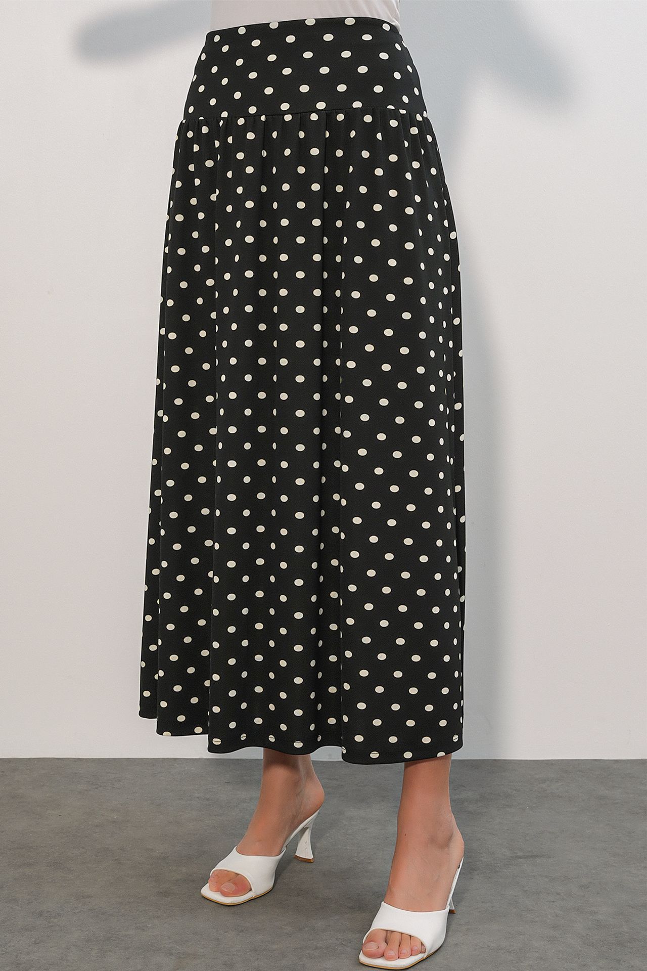 BDART High-Waist Polka Dot Maxi Skirt 4