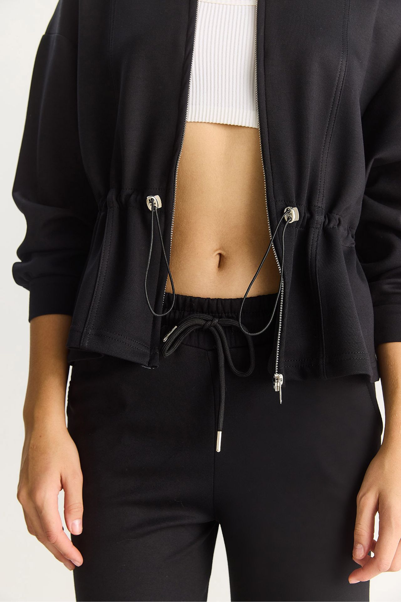 LUCCI Fitted Long Sleeve Jacket and Flare Pants Co-ord Set 6