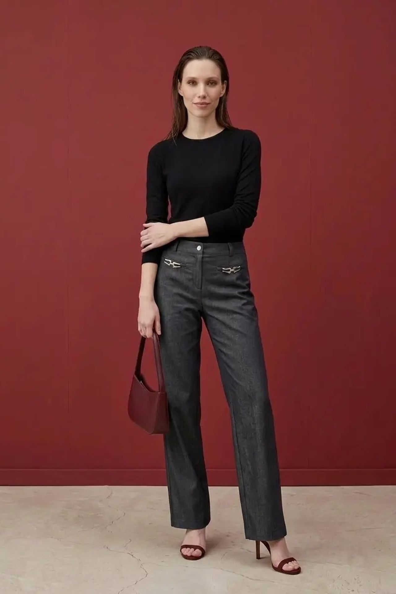 MY FASHION Straight Pants 5