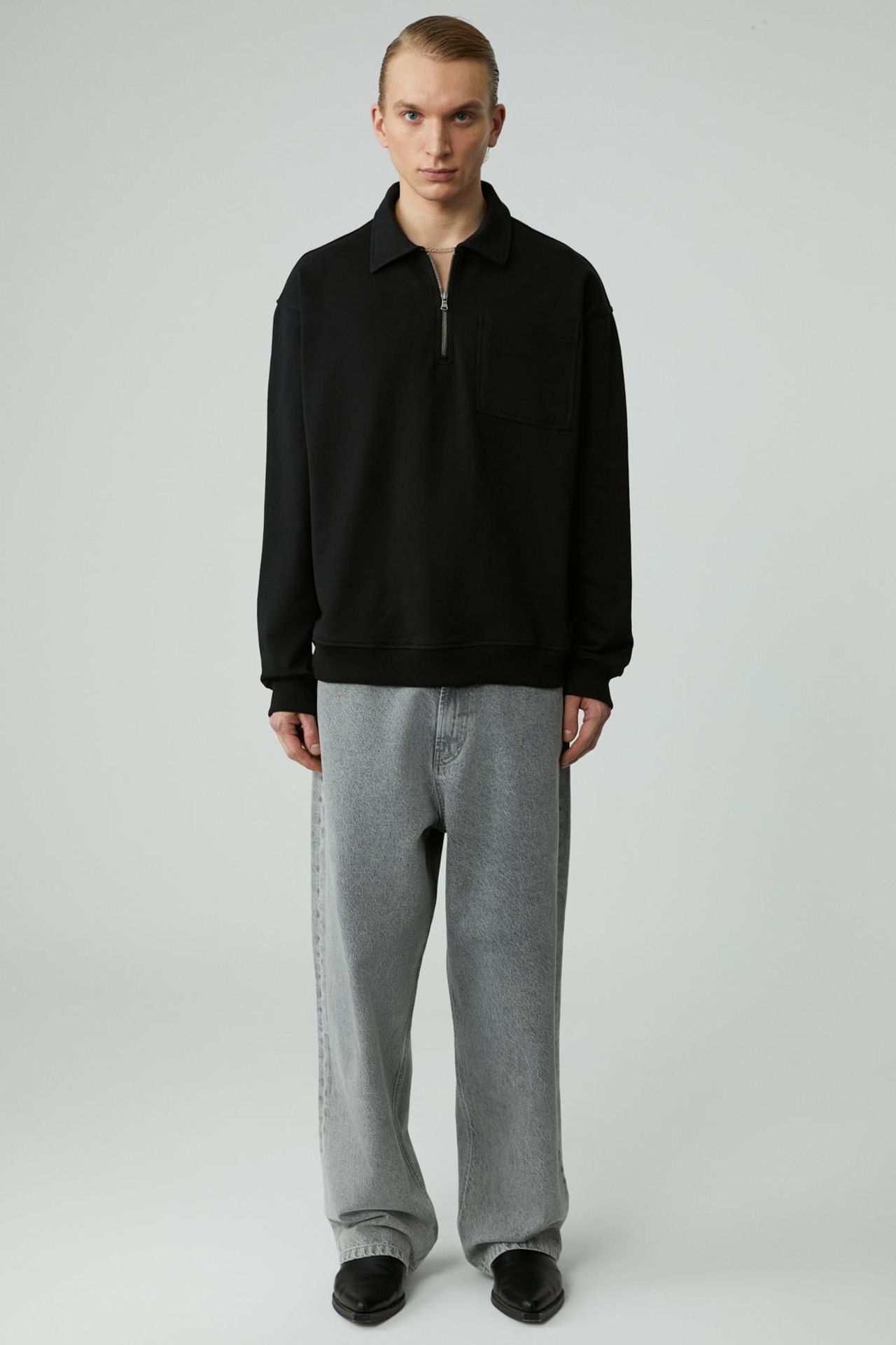 GRIMELANGE Yarım Fermuarlı Sweatshirt 2