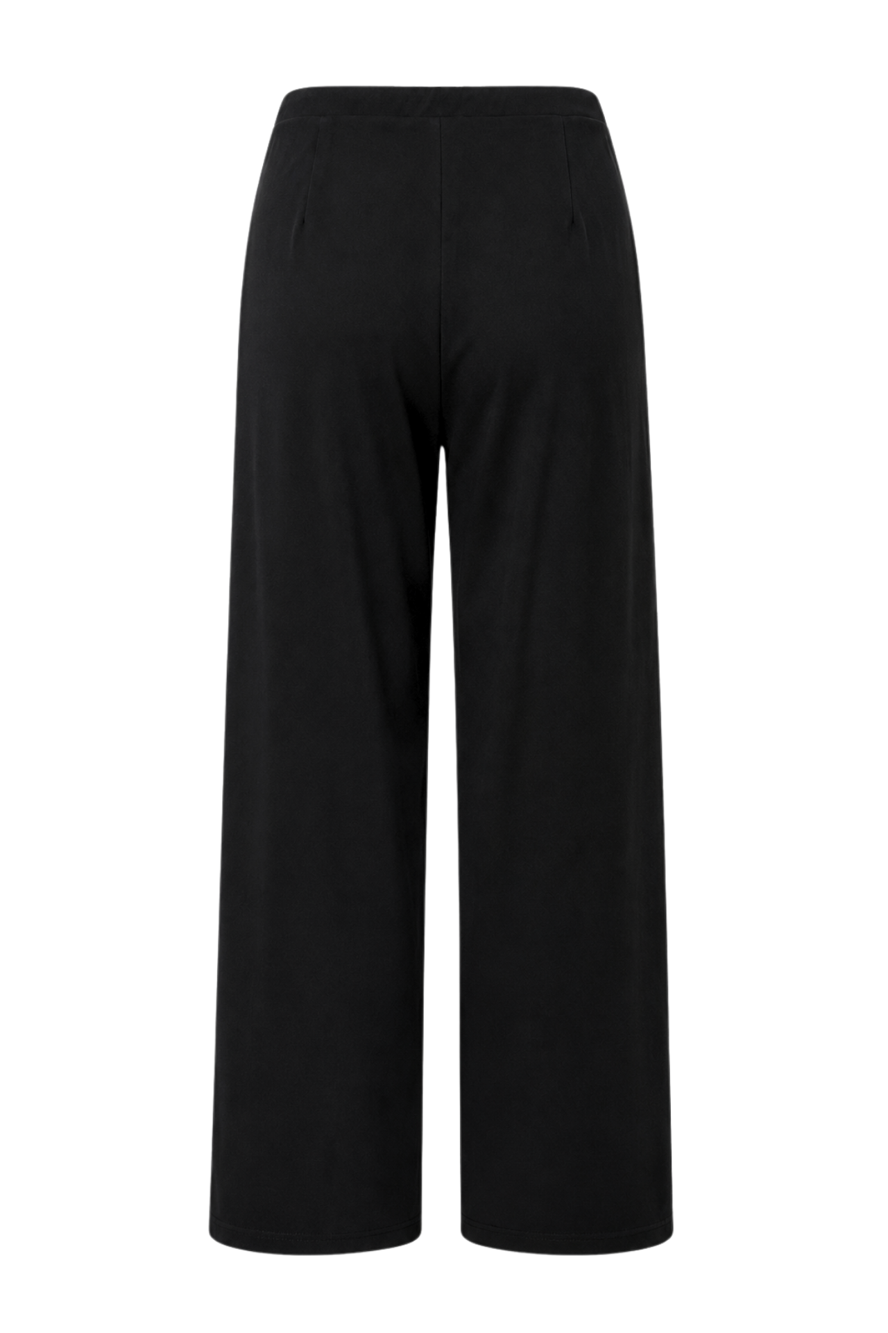 MIXRAY Women's High-waist Wide-leg Jersey Trousers 3