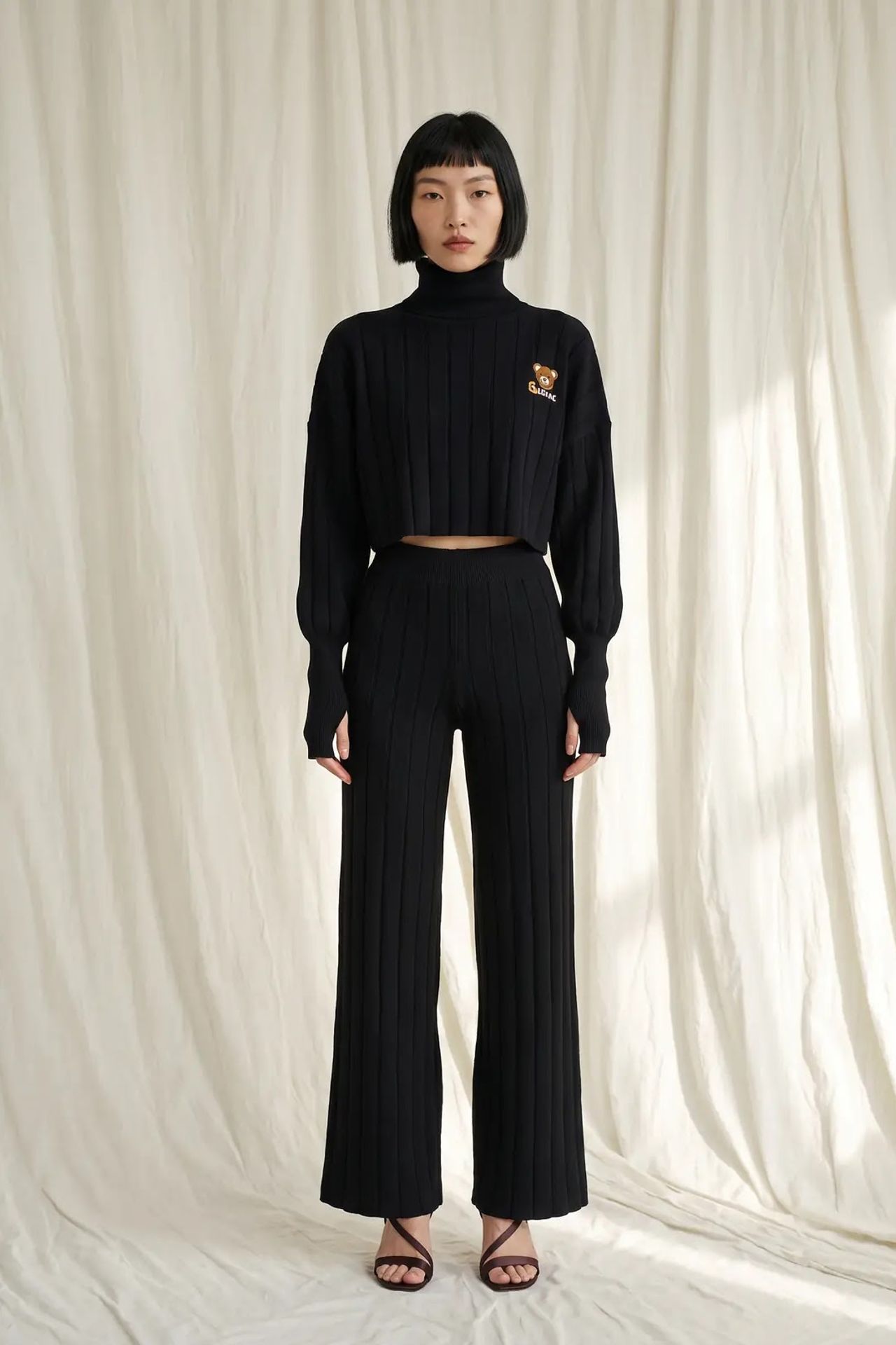 MY FASHION Dokulu Örgü Uyumlu Takım 4
