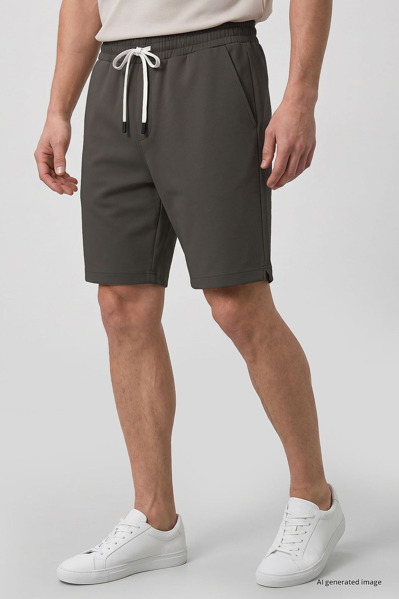TOMMY Men's Mid Waist Jersey Shorts 6
