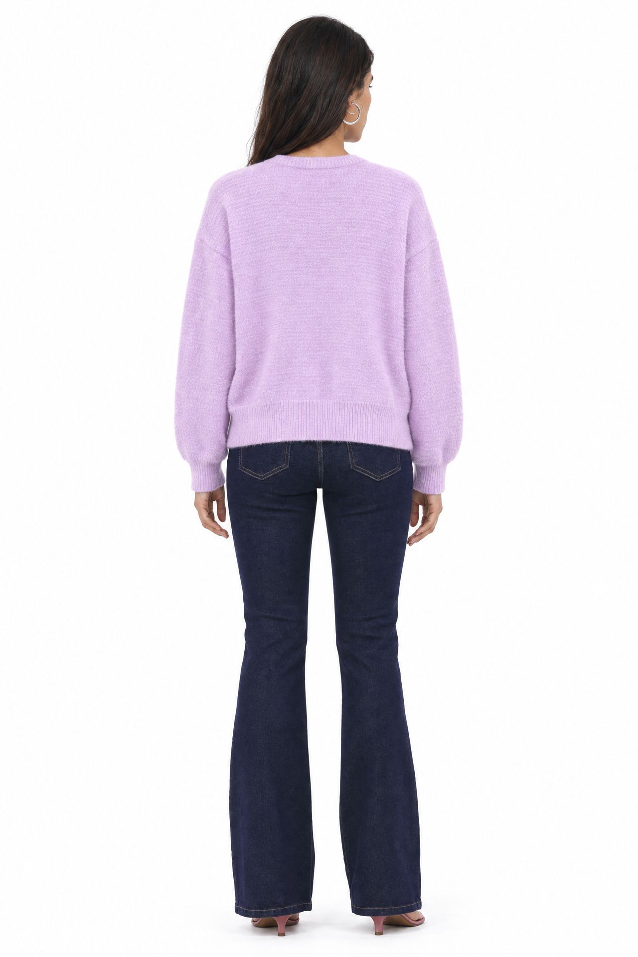 Mixray Oversized Jacquard Button Cardigan 4