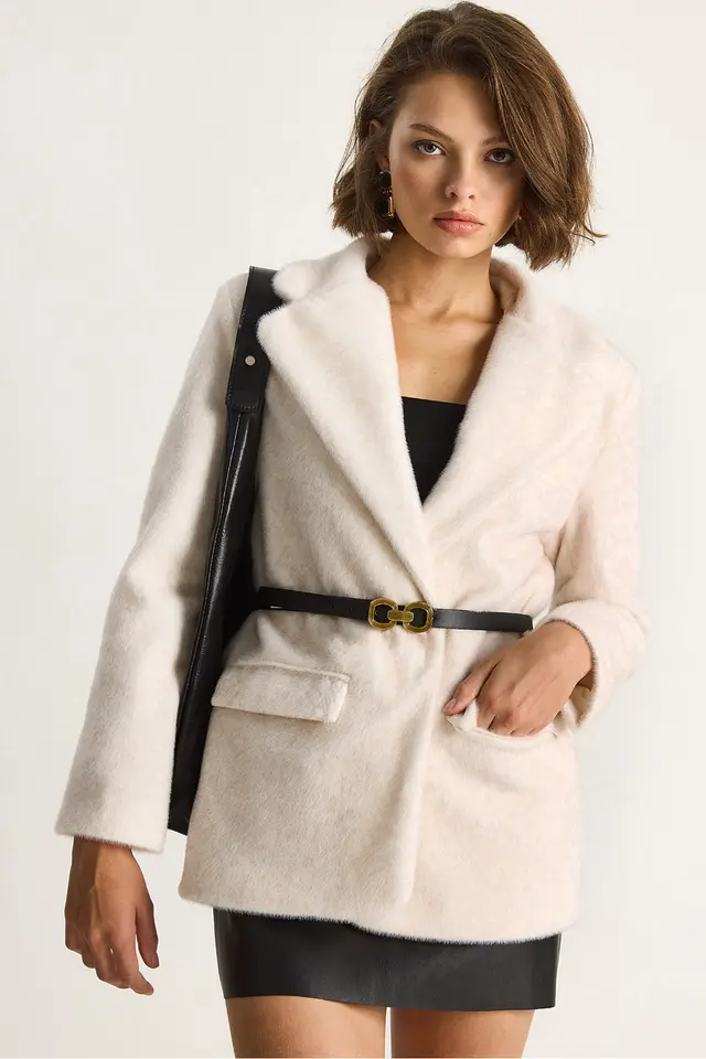 LUCCI Velvet Jacket with Belt