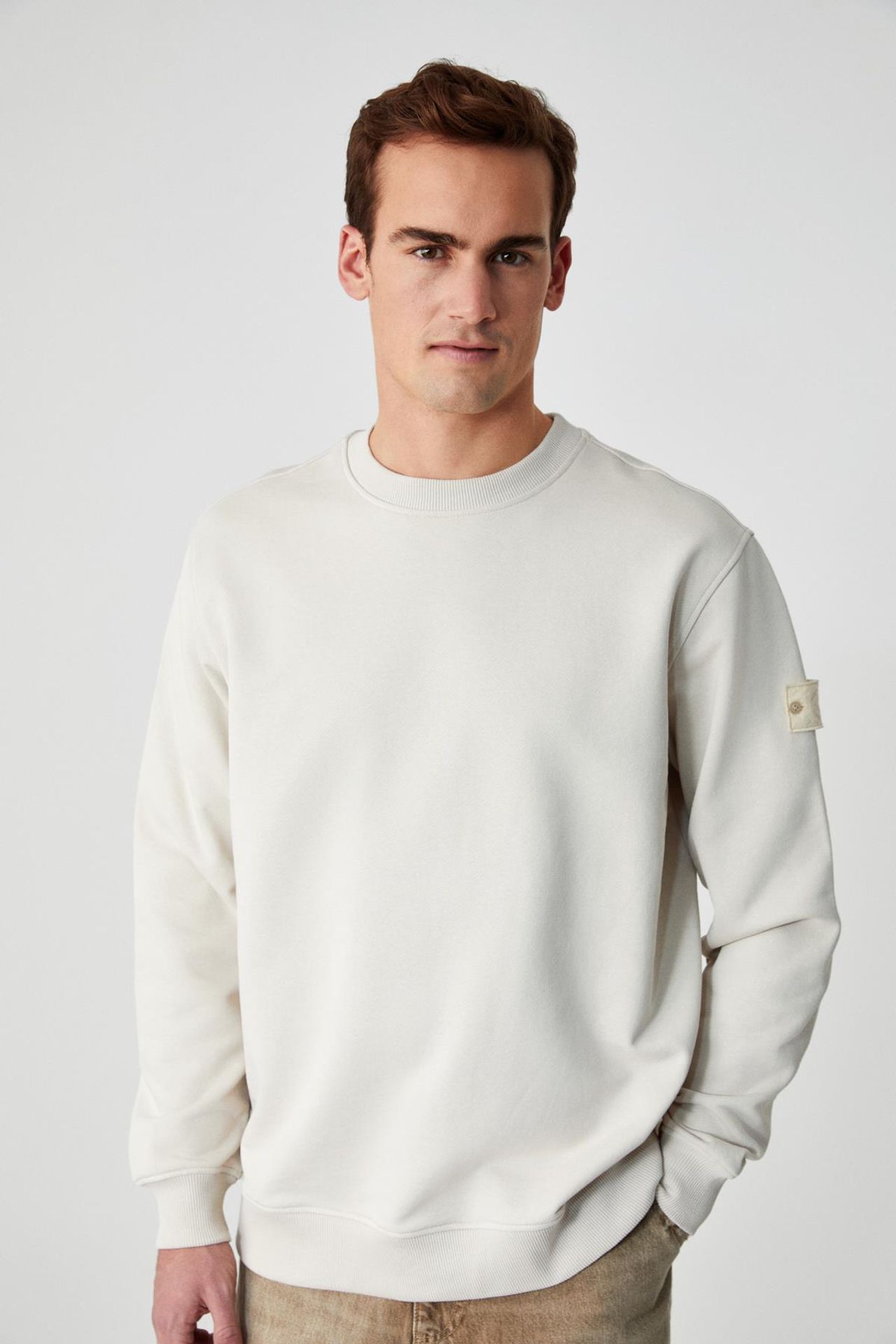 GRIMELANGE Nakışlı Bisiklet Yaka Sweatshirt 6